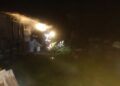 SEORANG warga emas maut selepas dipercayai mengalami kesan haba panas ketika terperangkap dalam kebakaran sebuah rumah di Kampung Kuala Dong, Jalan Masuk Gesing di Raub, Pahang. - IHSAN JBPM PAHANG