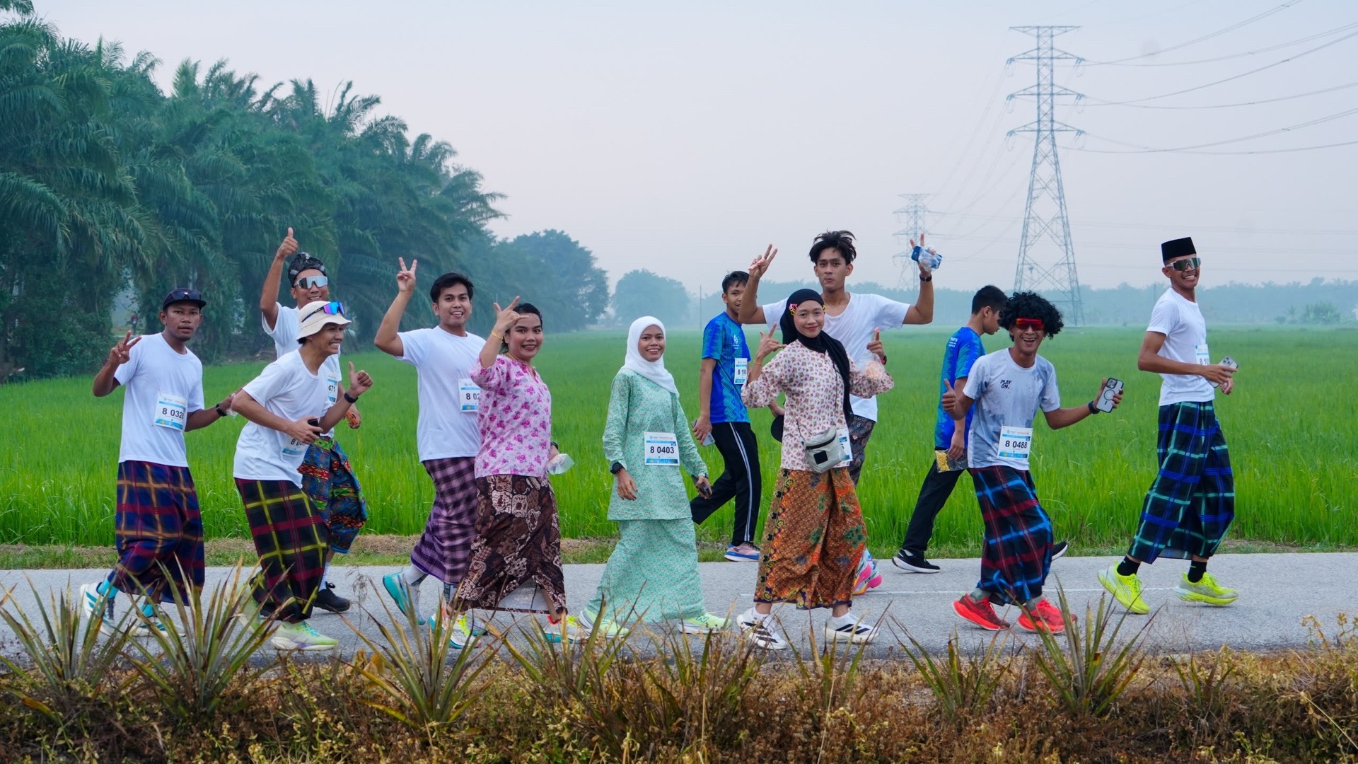 Larian sawah padi