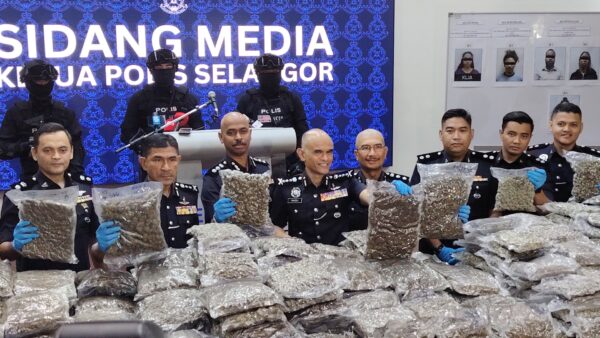 Bunga ganja KLIA