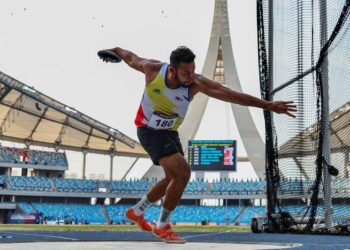 Muhammad Irfan Shamsuddin hanya mampu menghasilkan catatan 56.37 meter untuk menamatkan saingan di tempat ke-10 pada Sukan Asia Aichi-Nagoya 2026, semalam.