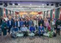 AZALINA Othman Said (tengah) bersama peserta Konvensyen Pendanaan Politik 2026 di Pusat Timbang Tara Antarabangsa Asia (AIAC), Putrajaya semalam. – UTUSAN/SADDAM YUSOFF