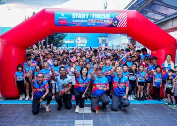 LEBIH 500 kanak-kanak menyertai penganjuran Larian Kidsnergy Merdeka di MyTOWN Shopping Centre, Kuala Lumpur, baru-baru ini.-IHSAN PENGANJUR