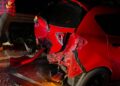 KEADAAN sebuah kenderaan yang terbabit kemalangan di Jalan Jelapang-Ampang, Ipoh mengorbankan tiga penunggang motosikal manakala sembilan yang lain cedera dalam kejadian awal pagi tadi.