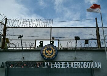GAMBAR fail sebuah penjara di Indonesia. - AFP