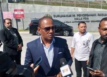 M Saravanan ketika ditemui media di perkarangan ibu pejabat SPRM di Putrajaya.
