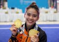 Harapan mencari pingat emas pertama negara di Sukan Asia Aichi -Nagoya 2026 diletakkan di bahu Tan Cheong Min apabila turun beraksi dalam final acara Nanquan dan Nandao wanita hari ini. - UTUSAN