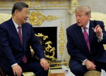 DONALD Trump menerima kunjungan Xi Jinping minggu lalu. - AFP