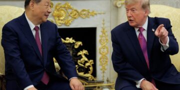 DONALD Trump menerima kunjungan Xi Jinping minggu lalu. - AFP