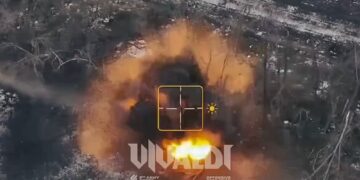 UKRAINE menggunakan dron pengebom. - e2w/Ukraine’s 3d Army