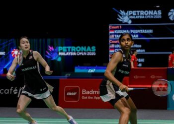 Pearly Tan-M. Thinaah masih dianggap berupaya menyumbang pingat pada Sukan Asia Aichi-Nagoya 2026. - UTUSAN/SHIDDIEQIIN ZON