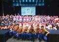 Sebanyak 13 pasukan menyertai pertandingan Senam Seni peringkat Negeri Pahang di JKKN Pahang di Kuantan hari inj.-UTUSAN/SHEIKH AHMAD RAZIF