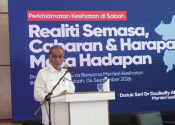 DZULKEFLY Ahmad ketika berucap pada Program Bual Bicara Bersama Menteri Kesihatan di Wisma Wanita hari ini.