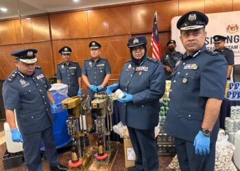 ANTARA rampasan minuman alkohol dan mesin