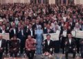 NGA Kor Ming (empat dari kiri) dan Chow Kon Yeow (kanan) ketika menghadiri Konvensyen PBT dan Sambutan Hari Persekitaran Sedunia (SHKPS) di Bertam Resort, Kepala Batas, Pulau Pinang.-UTUSAN/DANIAL SAAD