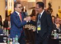 AB Ghani (kanan) dipilih sebagai presiden baharu Persatuan Bolasepak Malaysia (FAM).