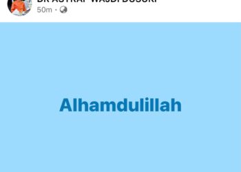 STATUS 'Alhamdulillah' Asyraf Wajdi Dusuki jadi tanda tanya.