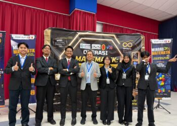 PESERTA pameran perintis anjuran Jabatan Matematik, Pusat Asasi Pertahanan, Universiti Pertahanan Nasional Malaysia (UPNM), dengan kerjasama Persatuan Sains Matematik (PERSAMA) yang diadakan di UPNM baru-baru ini