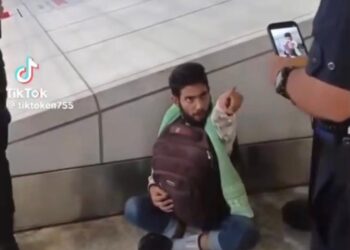 TANGKAP layar rakaman tular warga Bangladesh disyaki kurang siuman cetus kekecohan di KLIA.