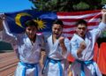 Trio kata negara, Aiqal Asmadie, Haznil Henry dan Mukhriz Mazlan. - Ihsan MSN