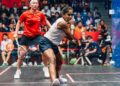 S. Sivasangari menewaskan wakil Hong Kong, Chan Sin Yuk pada separuh akhir Sukan Asia Aichi-Nagoya 2026 di Nagoya, Jepun hari ini. - Ihsan WSF