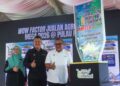 ABANG Ahmad Kerdee Abang Masagus (tengah) bersama Rashidi Zinol (kanan) ketika majlis perasmian program JAM Mega Pulau Pinang 2026 di Seberang Jaya, Pulau Pinang hari ini.-UTUSAN/DANIAL SAAD