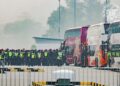 SERAMAI 1,476 individu warga Myanmar dihantar pulang ke negara asal dalam fasa pertama program penghantaran pulang-FOTO: KDN