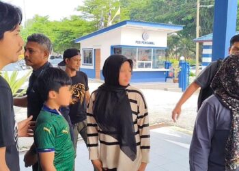 KESEMUA pendaki dibawa ke IPD Gerik, Perak untuk dirakam keterangan berkaitan kehilangan mereka ketika mendaki di Gunung Trans Gerah.