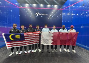 Malaysia mengesahkan kemaraan ke suku akhir selepas menewaskan Qatar 3-0 dalam aksi Kumpulan C pada Sukan Asia Aichi-Nagoya 2026 di Nagoya, Jepun, hari ini.