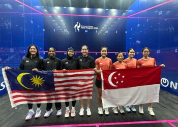 Malaysia mudah menewaskan Singapura 3-0 dalam aksi terakhir berpasukan Kumpulan A pada Sukan Asia Aichi-Nagoya 2026 di Nagoya, Jepun, hari ini.