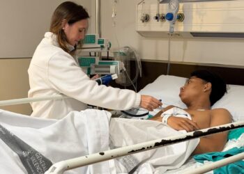 Qabil Irfan selamat menjalani pembedahan awal pagi, semalam di sebuah hospital dekat Valencia, Sepanyol, semalam. - Ihsan SIC Racing