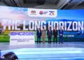 AMIR Hamzah (tengah) bersama barisan dif kehormat semasa pelancaran Persidangan Kesejahteraan Sosial Antarabangsa 2026 (ISWC2026) di Kuala Lumpur hari ini.