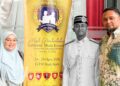 ALLAHYARHAM Fadhlan Fakhry Solana Mohamad Fellimal bersama bapa dan ibunya pada hari pentauliahan Leftenan Muda Kesatria
di UiTM Shah Alam, Selangor pada 29 Ogos lalu.