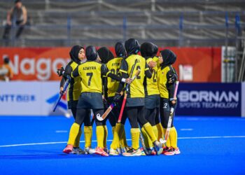 Skuad hoki wanita negara bertindak cemerlang apabila membelasah Taiwan 5-0 dalam usaha mereka memburu slot ke separuh akhir Sukan Asia Aichi-Nagoya 2026. - Asian Hockey Federation