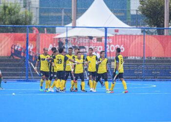 Skuad hoki negara memperoleh kemenangan berharga apabila menewaskan Pakistan 5-4 dalam aksi Kumpulan B Sukan Asia Aichi-Nagoya 2026, hari ini. - Asian Hockey Federation
