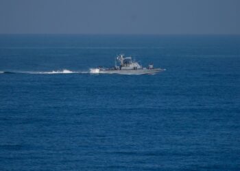 GAMBAR fail sebuah kapal Tentera Laut Israel. - AFP