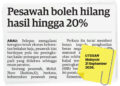 LAPORAN Utusan Malaysia 21 September lalu.