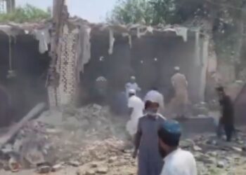 SEBUAH masjid dibom di Kohat. - X/ @ddfmarketing1