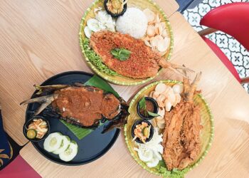 Antara menu ikan baulu tanpa tulang yang mendapat sambutan ramai pengunjung tempatan dan luar.