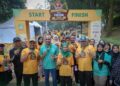NORAINI Ahmad (depan, empat dari kanan) bersama Ketua Setiausaha Kementerian Perladangan dan Komoditi merangkap Pengerusi MPOGCF, Datuk Yusran Shah Mohd Yusof (tiga dari kanan); Pengarah Program WOD 2026, Tuan Nazuri Tuan Ismail (empat dari kiri) dan Pengurus Kewangan & Pentadbiran MPOGCF, Ismail Harun (tiga dari kiri) bergambar Bersama peserta World Orangutan Day Fun Run 2026 anjuran Yayasan Pemuliharaan Hijau Minyak Sawit Malaysia (MPOGCF) di Taman Botani, Putrajaya, baru-baru ini.