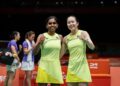 Pearly Tan-M. Thinaah menewaskan Yeung Nga Ting-Yeung Pui Lam 21-11, 21-17 bagi meletakkan Malaysia mendahului selesa 2-0. - IHSAN MSN