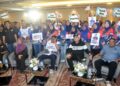 AB. RAUF Yusoh bersama anak-anak muda sempena Program Townhall Anak Muda sempena Karnival Anak Muda di Pusat Dagangan Antarabangsa Melaka (MITC), hari ini. - UTUSAN/AMRAN MULUP