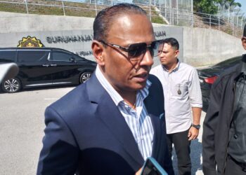 M Saravanan ketika ditemui media di perkarangan ibu pejabat SPRM di Putrajaya.