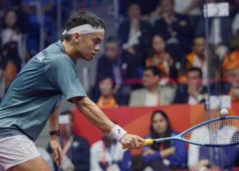 Ng Eain Yow menjadi atlet pertama di dunia menempah tiket Sukan Olimpik 2028 di Los Angeles selepas memenangi pingat emas pada Sukan Asia Aichi-Nagoya 2028 di Nagoya, Jepun, hari ini. - BERNAMA