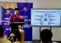 SIRAJUDDIN Suhaimee ketika sidang akhbar penganjuran IIFA di Putrajaya.