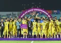 SKUAD merangkul naib juara pada Kejuaraan Piala AFF B-17 2026 selepas tewas kepada Vietnam 3-0 pada April lalu. - IHSAN FAM
