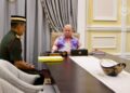 Yang di-Pertuan Agong, Sultan Ibrahim berkenan menerima mengadap Asisten Ketua Staf Perkhidmatan Anggota (AKSPA) Angkatan Tentera Malaysia (ATM), Mejar Jeneral Datuk Indera Zahari Mohd Ariffin.