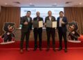 Dari Kiri: William Tan, Pravir Mishra, Mohd Amirul Rizal Abdul Rahim dan Mohd Akbal Setia, di Majlis Menandatangani Memorandum Persefahaman antara Tourism Malaysia dan Berjaya Hospitality Group (BHG) di Kuala Lumpur, hari ini.