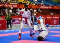 AKSI K. Thevendran pada Sukan Asia Aichi-Nagoya 2026, bulan lalu.