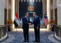 ANWAR Ibrahim bersama Abdel Fattah El-Sisi sempena lawatan negara Presiden Mesitlr itu ke Malaysia.