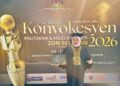Nur Fatiha Abdullah pada majlis Majlis Konvokesyen Kolej Komuniti Negeri Johor 2026
